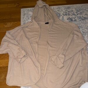 Urban Outfitters Tan Hooded Cardigan